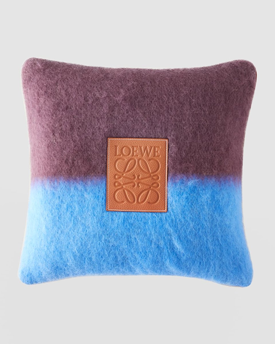 Striped Mohair Cushion